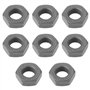 Briny River Lot de 8 écrous d'axe de Vélo 3/8" pour Véhicules Urbains VTT Et Vélos de Ville