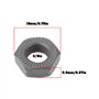 Briny River Lot de 8 écrous d'axe de Vélo 3/8" pour Véhicules Urbains VTT Et Vélos de Ville