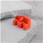 Briny River Lot de 5 Colliers de Serrage pour Câbles de Frein de Voiture 6,6 X 5 X 34 Mm pour Conduites de Frein D'huile Et d'ea