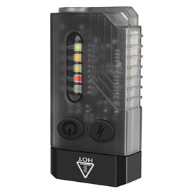 Lampe de poche Vortex V10 EDC avec lumière rouge UV bleu vert jaune blanc signaux d'urgence fluorescente puissante 1000 lm recha