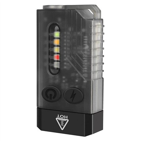 Lampe de poche Vortex V10 EDC avec lumière rouge UV bleu vert jaune blanc signaux d'urgence fluorescente puissante 1000 lm recha
