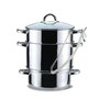 Cuiseur vapeur Feel Maestro MR-1030 Métal Silicone Acier inoxydable Verre trempé Ø 26 cm 8 L 4