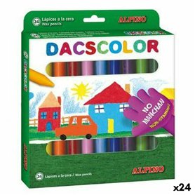 Crayons gras de couleur Alpino Dacscolor Multicouleur (24 Unités)