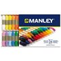 Crayons gras de couleur Manley Multicouleur (50 Unités)