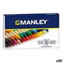 Crayons gras de couleur Manley Multicouleur 30 Pièces (50 Unités)
