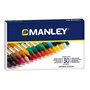 Crayons gras de couleur Manley Multicouleur 30 Pièces (50 Unités)