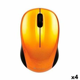 Souris sans-fil Verbatim GO NANO Noir Orange 1600 dpi (4 Unités)