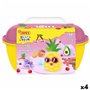 Pâte à modeler en argile Jovi PLAY&FUN SWEET Multicouleur (4 Unités)