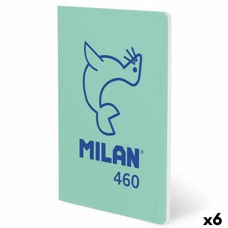 Carnet Milan Vert A5 24 Volets (6 Unités)