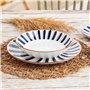Assiette creuse Bidasoa Oceanika Bleu Céramique Ø 20 cm (12 Unités)