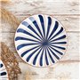 Assiette à dessert Bidasoa Oceanika Bleu Céramique Ø 19 cm (12 Unités)