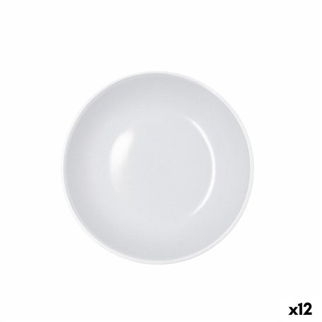Assiette creuse Bidasoa Moana Gris Céramique Ø 20 cm (12 Unités)