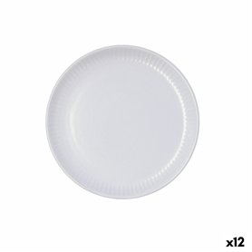 Assiette à dessert Bidasoa Moana Gris Céramique Ø 21