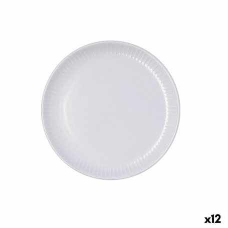 Assiette à dessert Bidasoa Moana Gris Céramique Ø 21