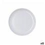 Assiette à dessert Bidasoa Moana Gris Céramique Ø 21