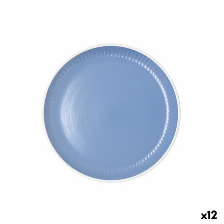 Assiette à dessert Bidasoa Moana Bleu Céramique Ø 21