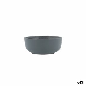 Bol pour Apéritifs Quid Duna Gris Céramique 15 x 15 cm (12 Unités)