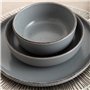 Bol pour Apéritifs Quid Duna Gris Céramique 15 x 15 cm (12 Unités)