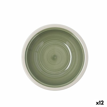 Assiette creuse Quid Calypso Vert Céramique Ø 21