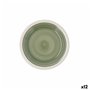 Assiette à dessert Quid Calypso Vert Céramique Ø 19 cm (12 Unités)