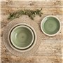 Assiette à dessert Quid Calypso Vert Céramique Ø 19 cm (12 Unités)