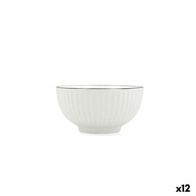 Bol pour Apéritifs Quid Gastro Black Blanc Noir Céramique (12 Unités)