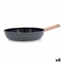 Poêle Bidasoa Mia Gris Métal Ø 28 cm (6 Unités)