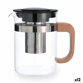Théière Quid Tubin Transparent verre 800 ml (12 Unités)