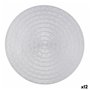 Dessous de plat Quid Habitat Argenté Plastique Ø 38 cm (12 Unités)