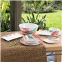 Assiette plate Quid Acuarela Blanc Bioplastique Ø 25 cm (12 Unités)