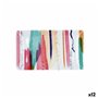 Plateau apéritif Quid Acuarela Rose 25 x 15 x 2 cm (12 Unités)