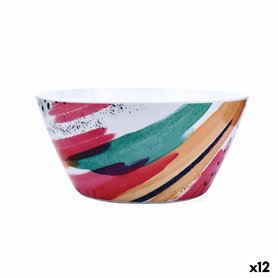Saladier Quid Acuarela Blanc Bioplastique 25 x 12 cm (12 Unités)