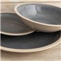Assiette plate Quid Baltic Beige Céramique Ø 27 cm (12 Unités)