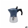 Cafetière Italienne Quid Baltic Blanc Métal 3 Tasses (6 Unités)