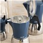 Cafetière Italienne Quid Baltic Blanc Métal 3 Tasses (6 Unités)