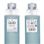 Bouteille d'eau Quid Quidate Bleu verre 600 ml (12 Unités)