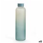 Bouteille d'eau Quid Quidate Bleu verre 600 ml (12 Unités)