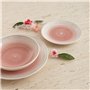 Assiette plate Quid Velvet Rose Céramique Ø 27 cm (12 Unités)