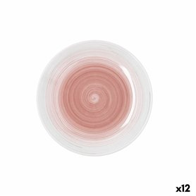 Assiette à dessert Quid Velvet Rose Céramique Ø 19 cm (12 Unités)