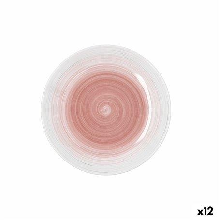 Assiette à dessert Quid Velvet Rose Céramique Ø 19 cm (12 Unités)