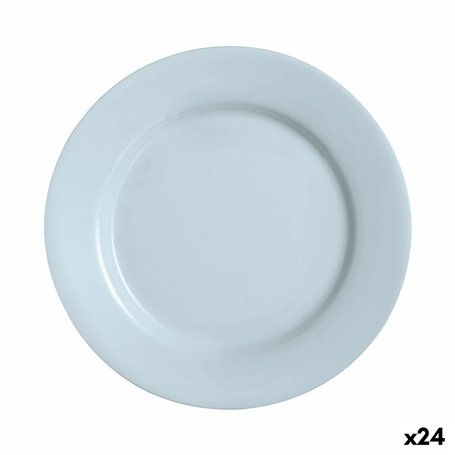 Assiette plate Luminarc Plumi Paradise Azu Bleu verre Ø 2