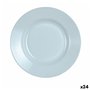 Assiette creuse Luminarc Plumi Paradise Azu Bleu verre Ø 22 cm (24 Unités)