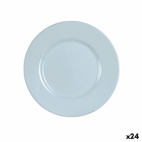Assiette à dessert Luminarc Plumi Paradise Bleu verre Ø 19 cm (24 Unités)