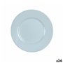 Assiette à dessert Luminarc Plumi Paradise Bleu verre Ø 19 cm (24 Unités)