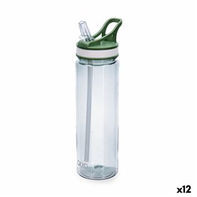 Bouteille d'eau Quid Quidate Vert Plastique 700 ml (12 Unités)