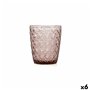 Verre Bidasoa Agata Rose verre 300 ml (6 Unités)