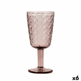 Verre Bidasoa Agata Rose verre 285 ml (6 Unités)