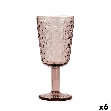 Verre Bidasoa Agata Rose verre 285 ml (6 Unités)