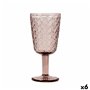 Verre Bidasoa Agata Rose verre 285 ml (6 Unités)