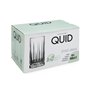 Verre Quid Style Transparent verre Rayures 460 ml (6 Unités)